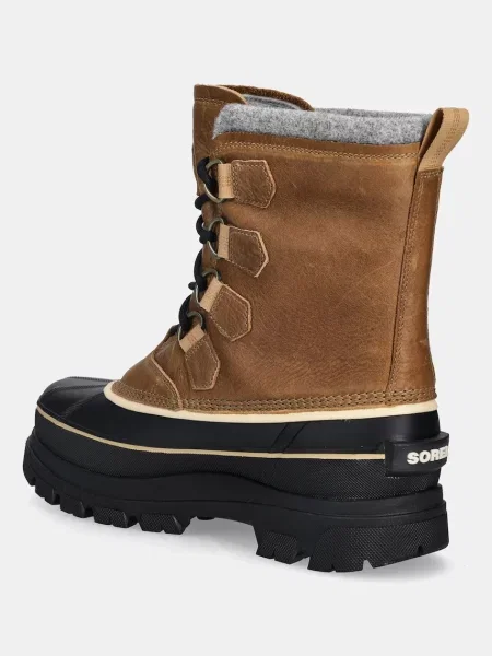 Sorel bőr cipő CARIBOU HORIZON GTX barna
