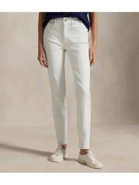 POLO RALPH LAUREN Blugi divine bottom up alb