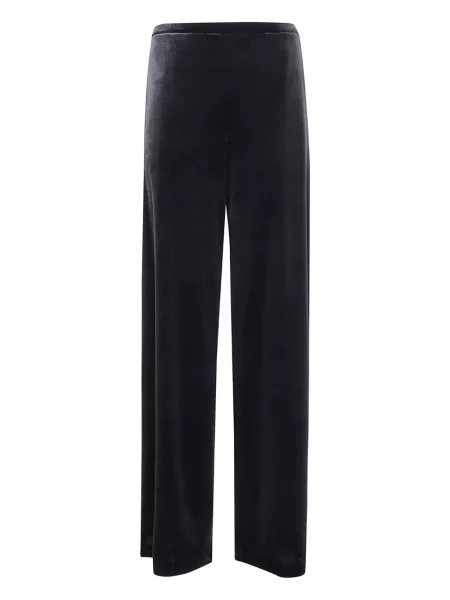 Pantaloni Emporio Armani de catifea negru