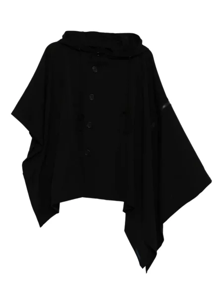 Palton Yohji Yamamoto de lână negru