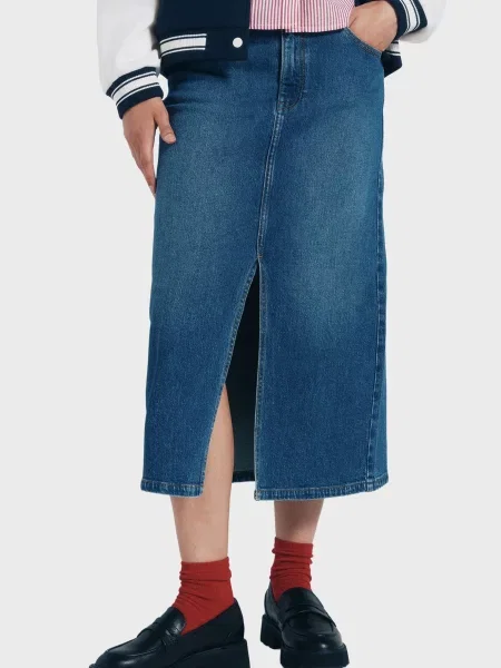 Джинсова спідниця Springfield синя