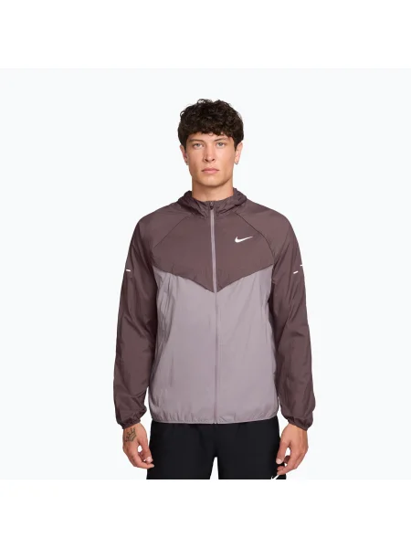 Geacă de alergare pentru bărbați Nike Stride Repel UV tattoo/light ore violet