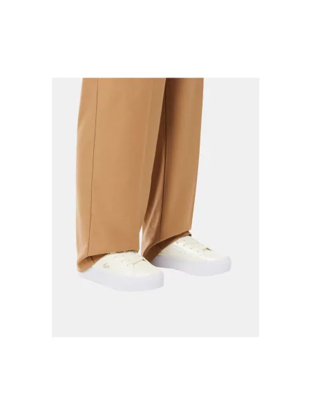 Tenisky Lacoste Ziane na platforme biela