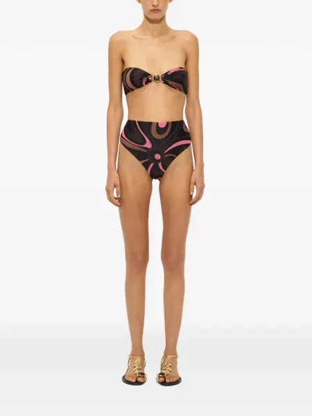 Top Pucci cu imagine negru