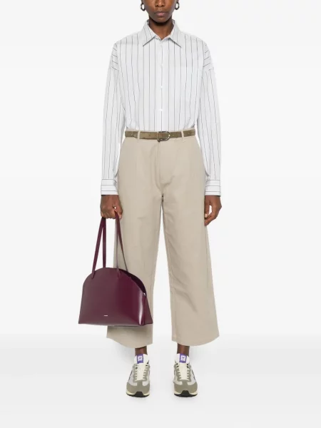 Pantaloni 6397 plisate gri