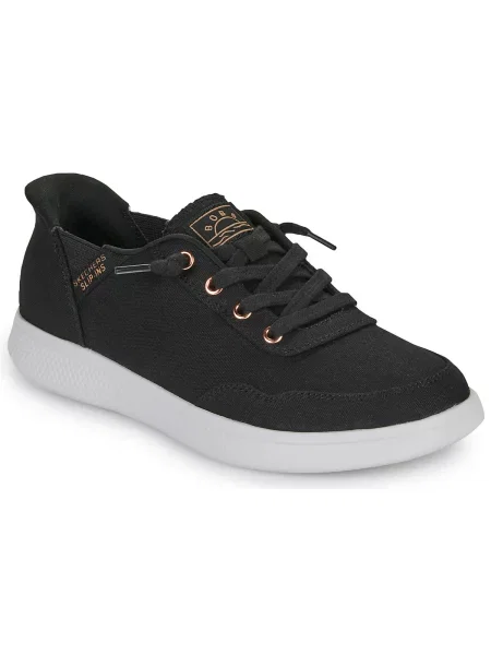 Hlačke slip Skechers črna