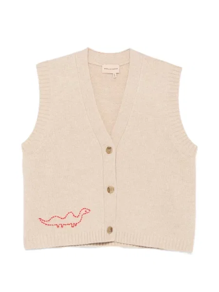Vestă Stella Nova cu broderie tricotate