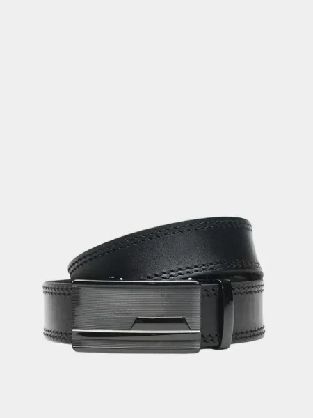 Кожаный ремень Borsa Leather черный