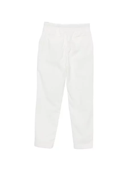 Pantaloni Eleventy de catifea cord cu cordon alb