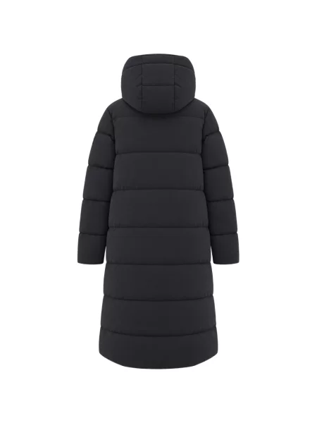 Palton K-way cu glugă negru