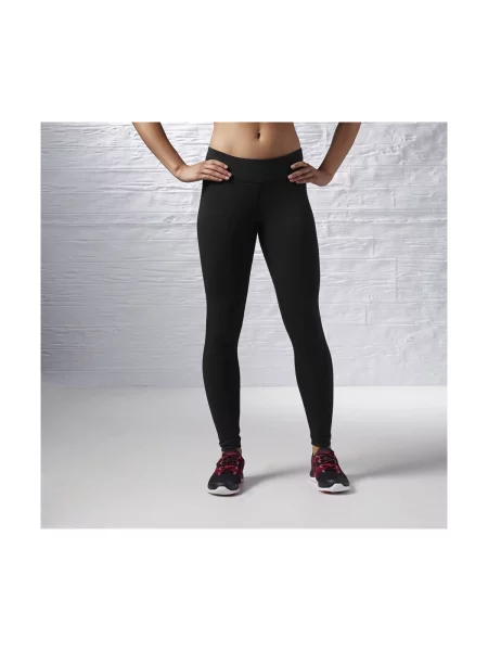 Hlače Reebok Sport crna