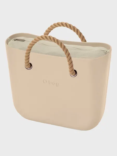 Мини сумка O Bag бежевая