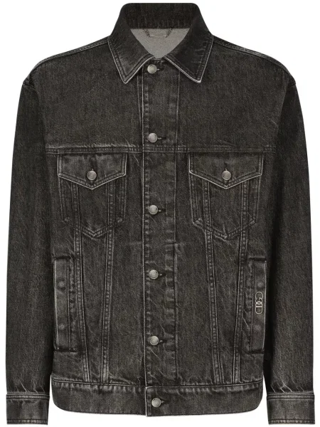 Geacă de blugi Dolce & Gabbana negru