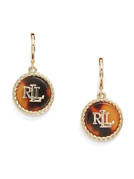 Lauren Ralph Lauren Σκουλαρίκια / χρυσό καφέ