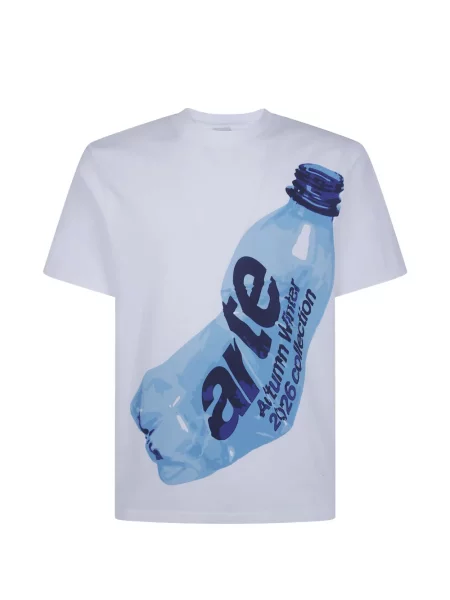 Tricou Arte Antwerp cu imagine alb