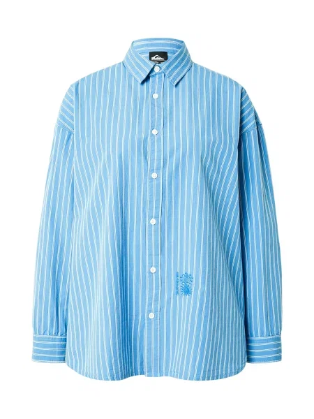 QUIKSILVER Bluză Finvoy albastru alb