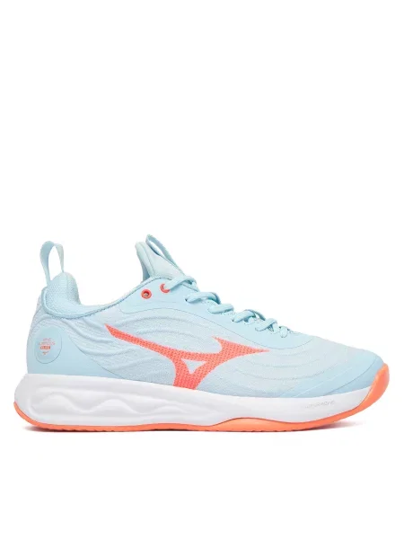 Încălțăminte pentru sporturi de interior Mizuno Wave Luminous Elite deschis albastru
