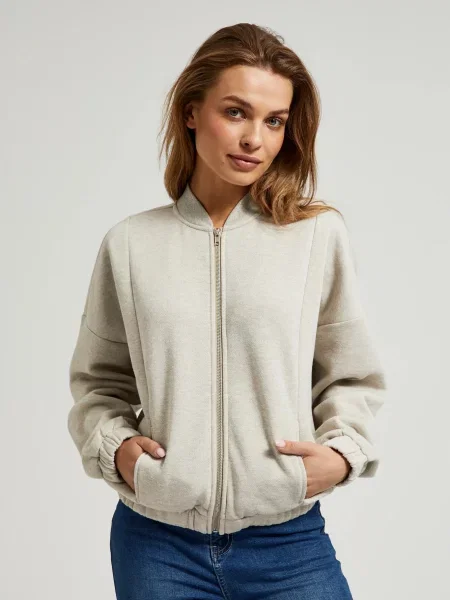 Hanorac cu glugă Moodo bej