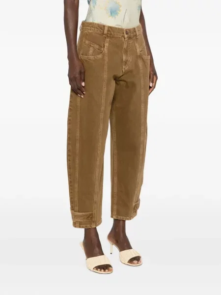 Blugi conici Isabel Marant conici maro