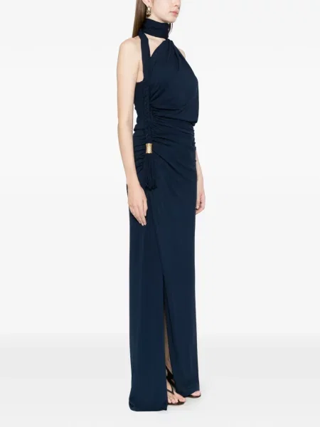 Maxi rochie maxi Simkhai cu legături de costum albastru