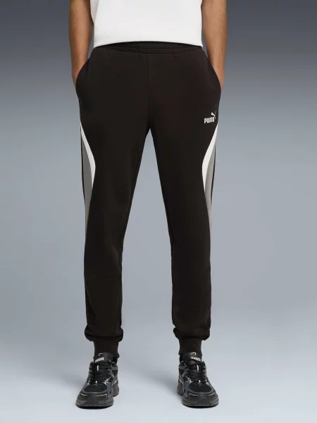 Спортивні штани PUMA Ess Block Sweatpants комбінований верх чорний