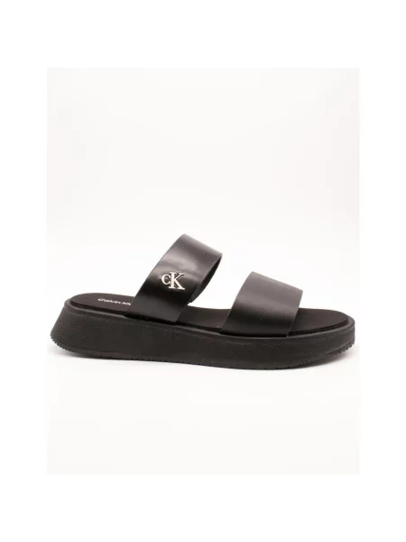 Natikače Calvin Klein Jeans crna