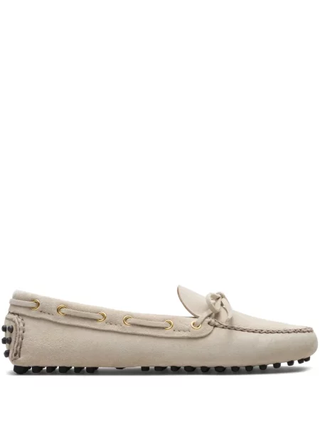 Pantofi loafer Car Shoe din piele de căprioară