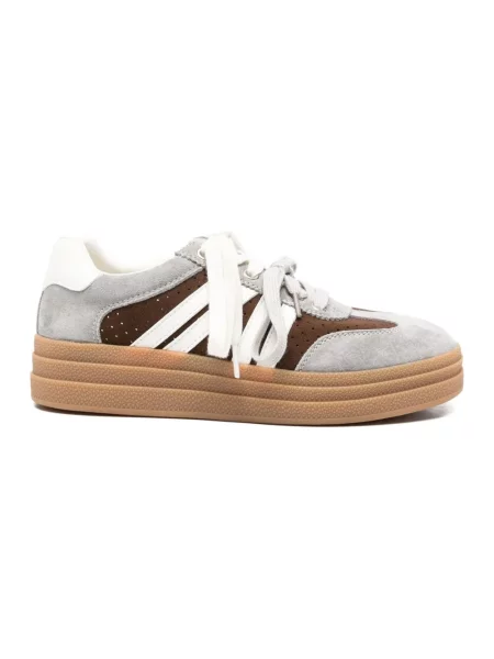 Sneakersy Sergio Moretti zamszowe szare