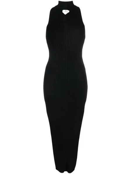 Rochie midi Courreges până la genunchi de costum negru