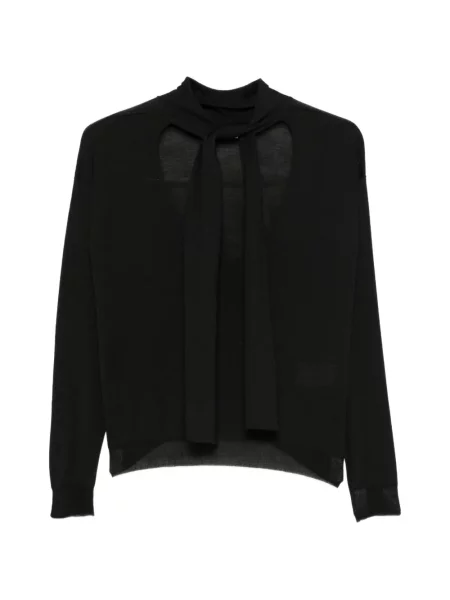 Pulover Roberto Collina cu funde negru