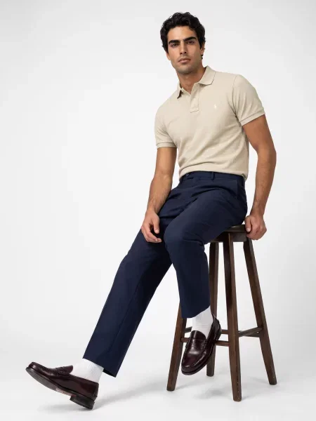 Polokošeľa Polo Ralph Lauren so sieťovinou béžová