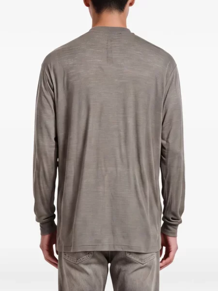Lung tricou Rick Owens gri