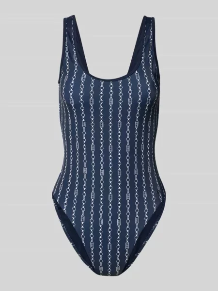 Tommy Hilfiger Strój Kąpielowy blau granatowy