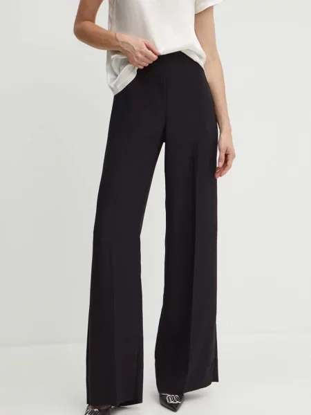 MAX&Co. spodnie proste high waist czarny