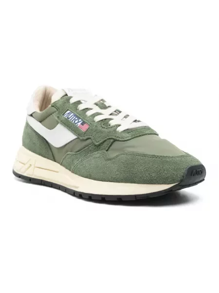 Sneakersy Autry zamszowe casual zielone