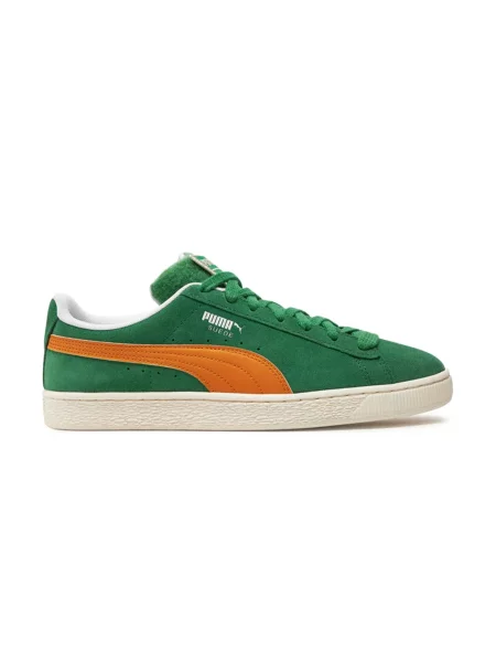 Semišové tenisky Puma Suede zelená