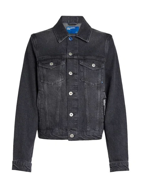 KARL LAGERFELD JEANS Geacă de primăvară-toamnă denim gri