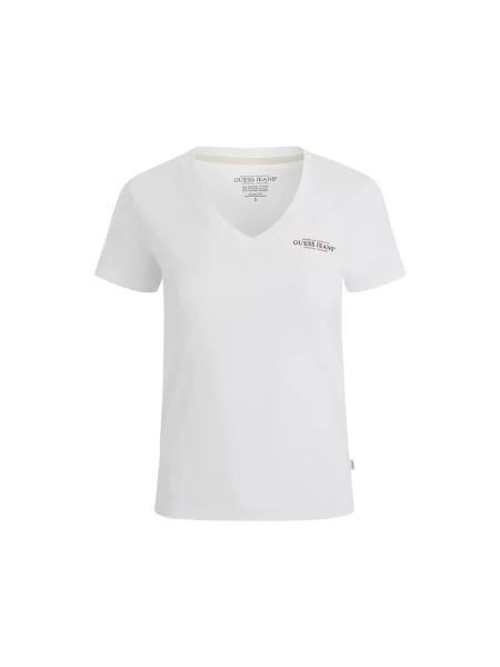 Tričko Guess Jeans bílé