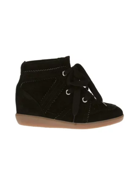 Sneakersy Isabel Marant zamszowe czarne