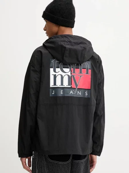 Tommy Jeans geacă de tranziție negru
