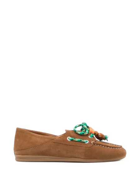 Pantofi loafer Toral Shoes din piele de căprioară maro