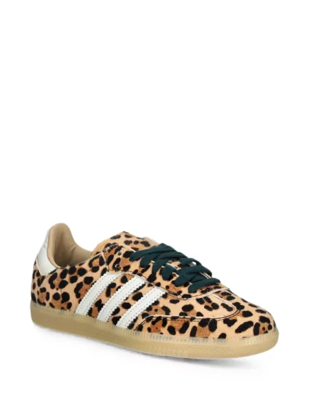 Sneakerși Adidas Samba cu model leopard roz