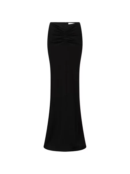 Fusta maxi Victoria Beckham cu volane negru
