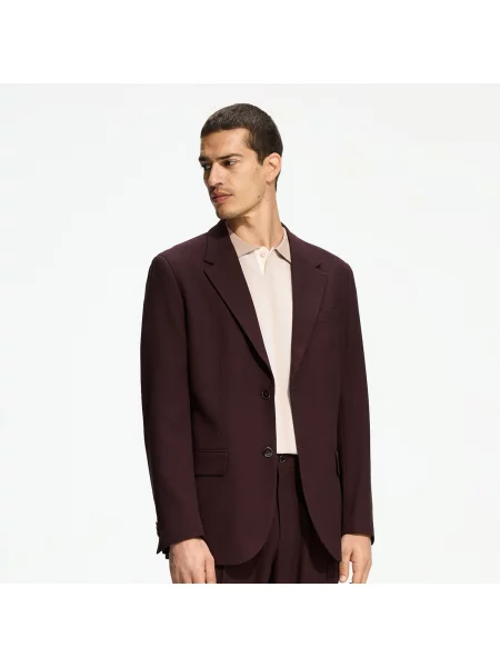Reserved Blejzr slim fit mahagonová