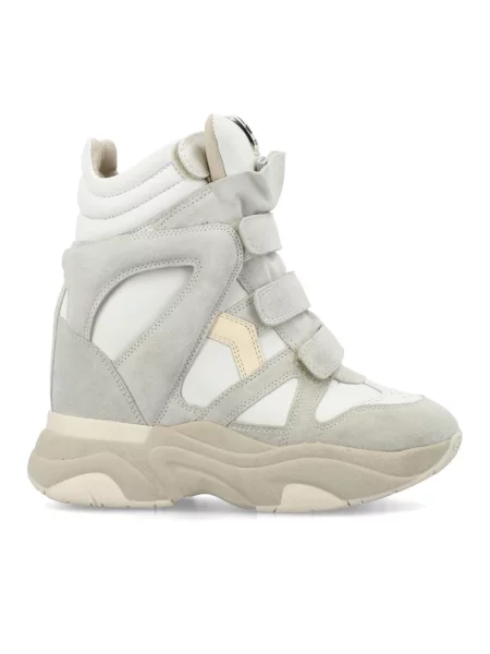 Sneakersy Isabel Marant zamszowe białe