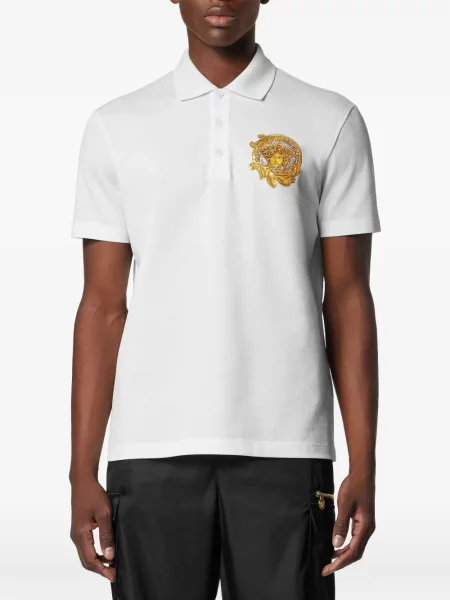 Polo Versace alb