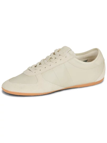 Sneakerși Tommy Jeans din piele bej