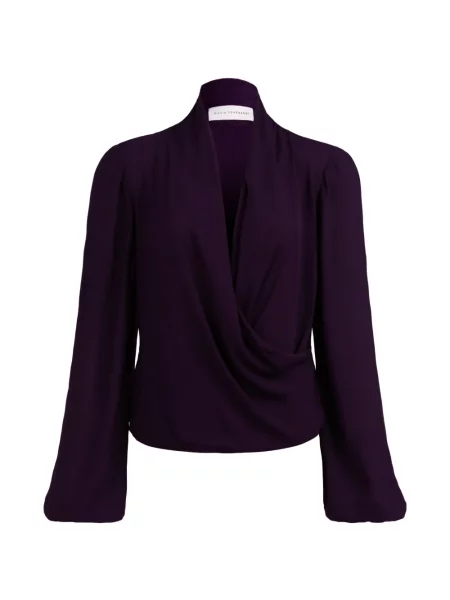 Bluză Silvia Tcherassi plic violet