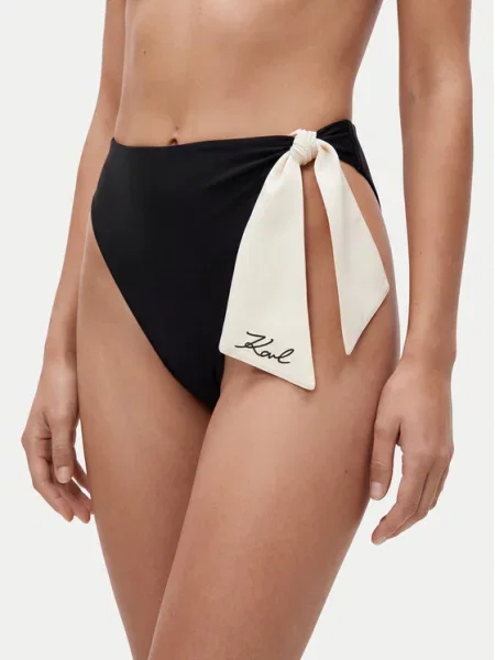 KARL LAGERFELD Spodnji del bikini črna