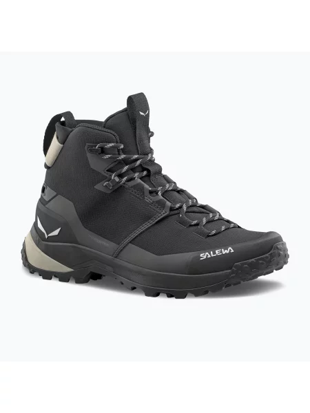 Дамски ботуши за трекинг Salewa Puez 2 Mid Ptx black/black черно